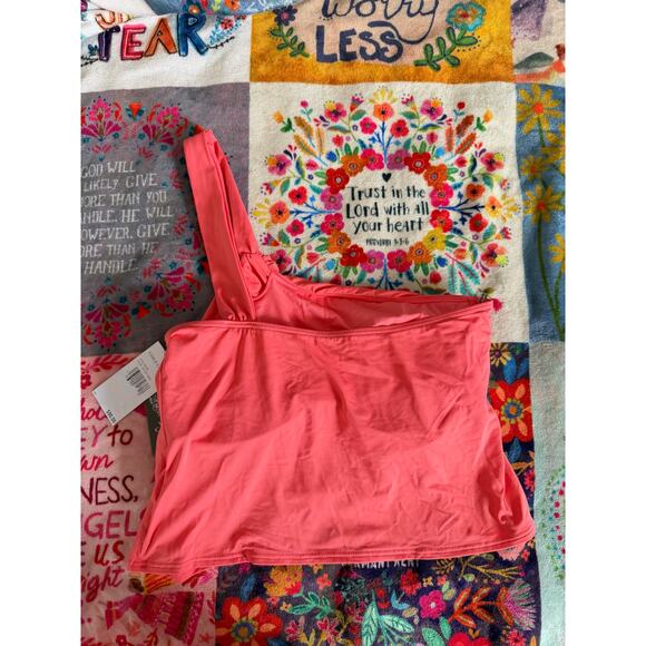 Vince Camuto Tankini Top One Shoulder Size Small NEW - Picture 3 of 4